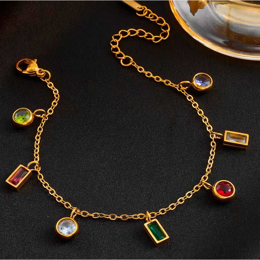 Multicolor Charm Bracelet