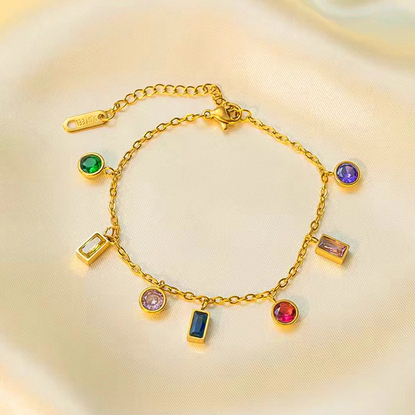 Multicolor Charm Bracelet