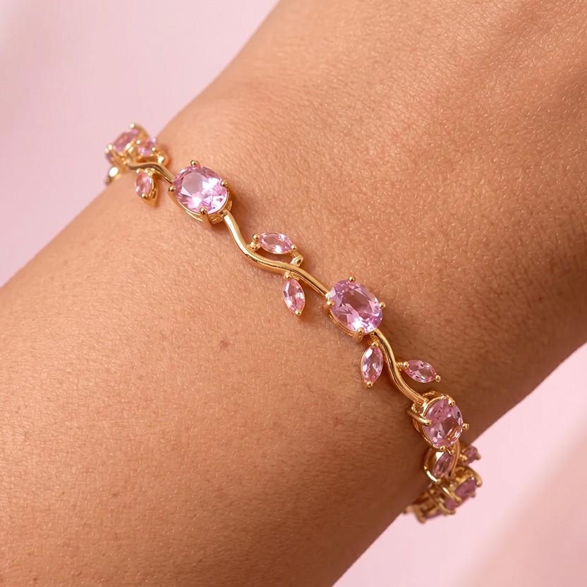 Blush Tulip Bracelet With Perfect Gift Packing