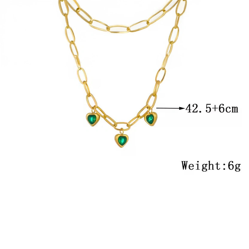 Green Heart  bracelet