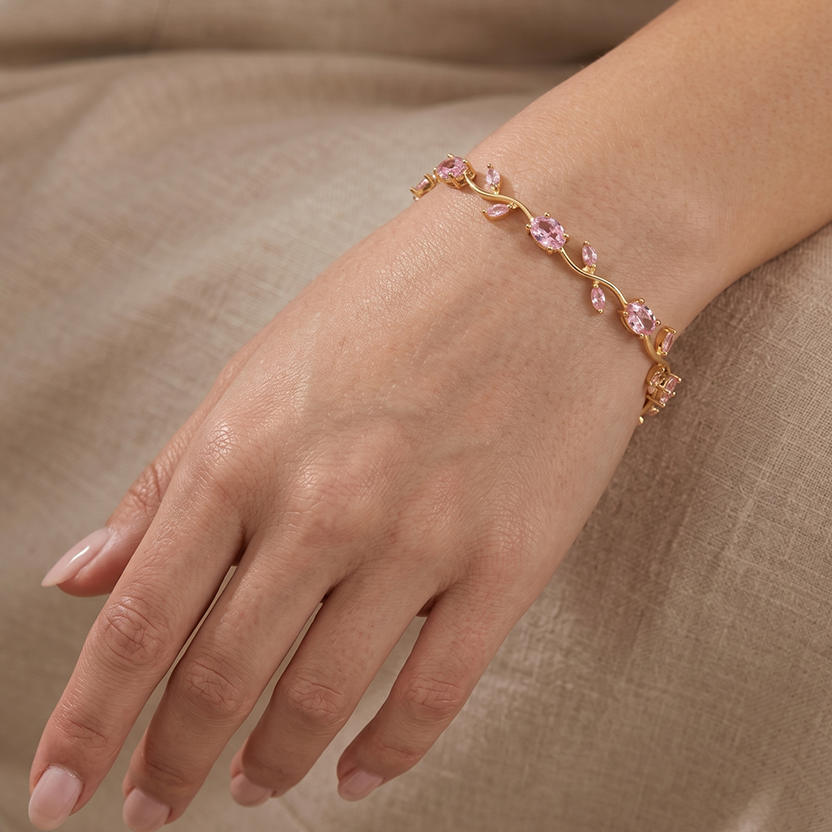Blush Tulip Bracelet With Perfect Gift Packing