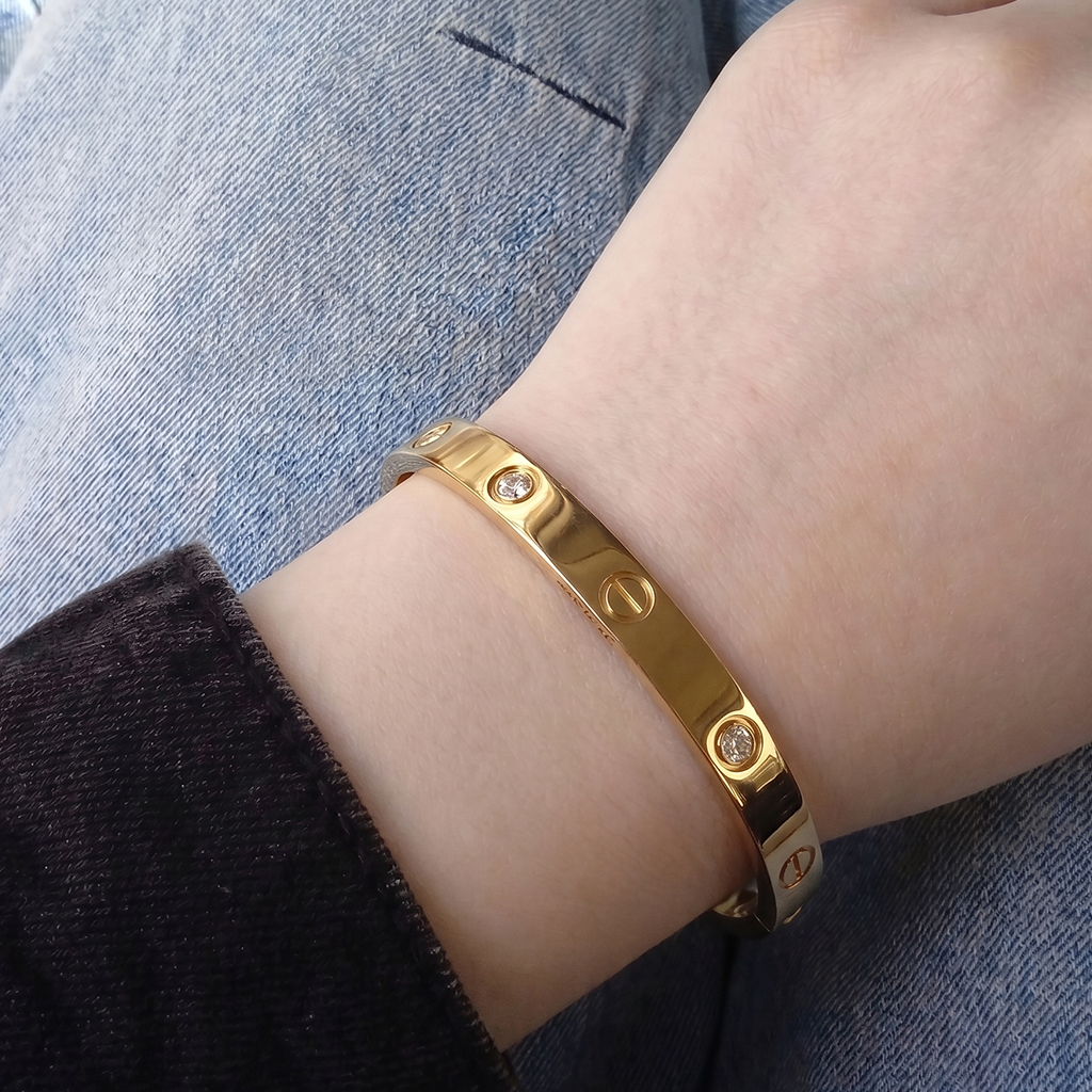 18k Gold Plated Cartier women's Bracelet