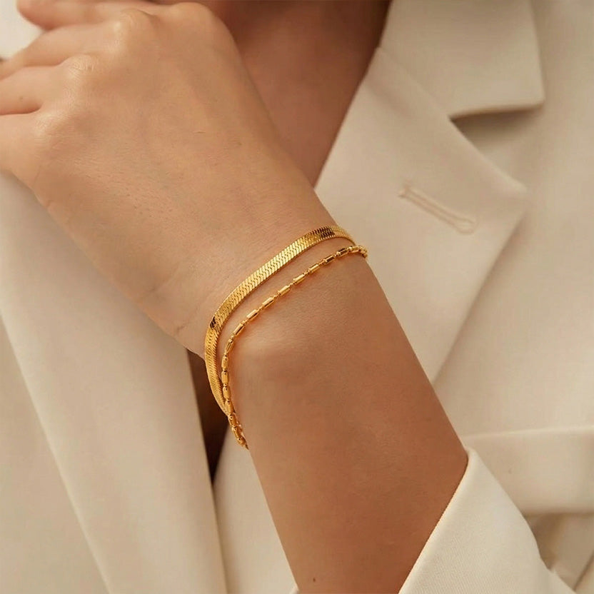 Layered Chain Bracelet