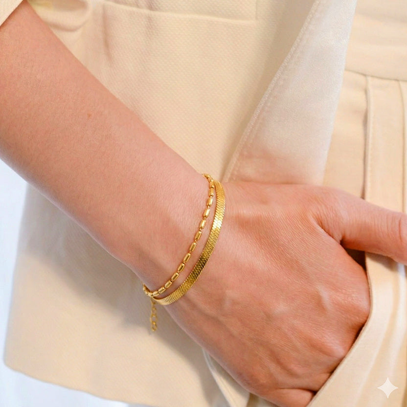 Layered Chain Bracelet